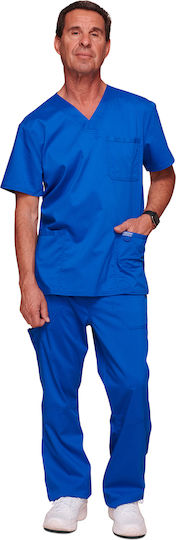 Cherokee WWE670 Men's Medical Blouse Blue
