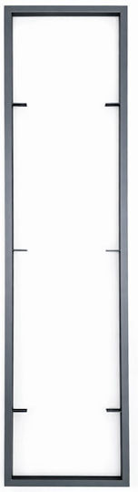 System Flachhandlauf Finetto Matt Schwarz 1600mm