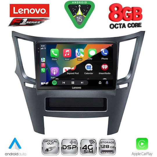 Lenovo Car Audio System for Subaru Legacy / Outback 2009-2014 (Bluetooth/USB/WiFi/GPS/Apple-Carplay/Android-Auto) with Touch Screen 9"