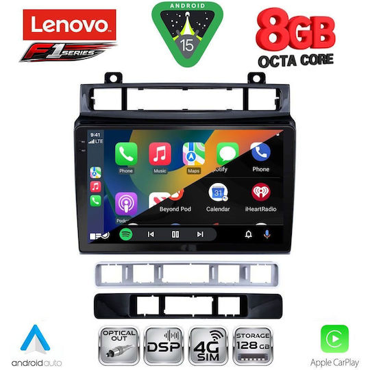 Lenovo Ηχοσύστημα Αυτοκινήτου για Volkswagen Touareg 2011-2018 (Bluetooth/USB/WiFi/GPS/Apple-Carplay/Android-Auto) με Οθόνη Αφής 9"