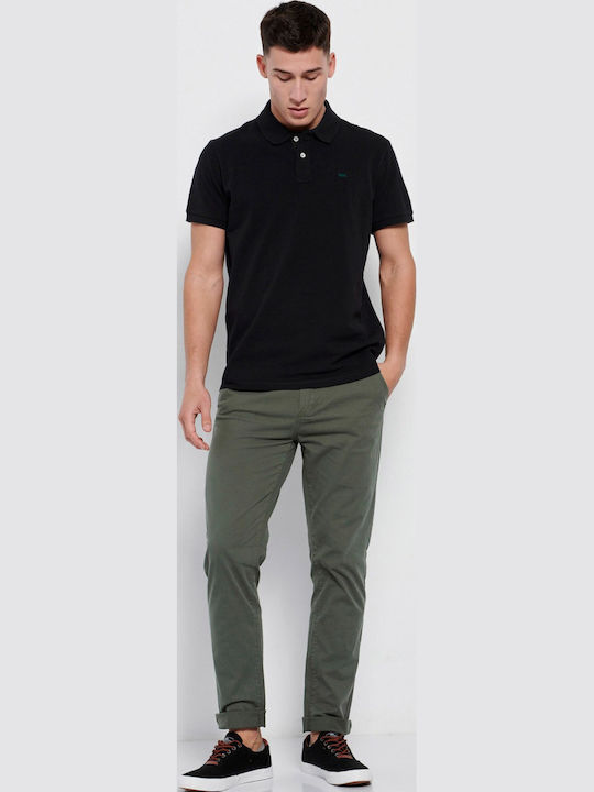 Polo Short Sleeve Blouse Black