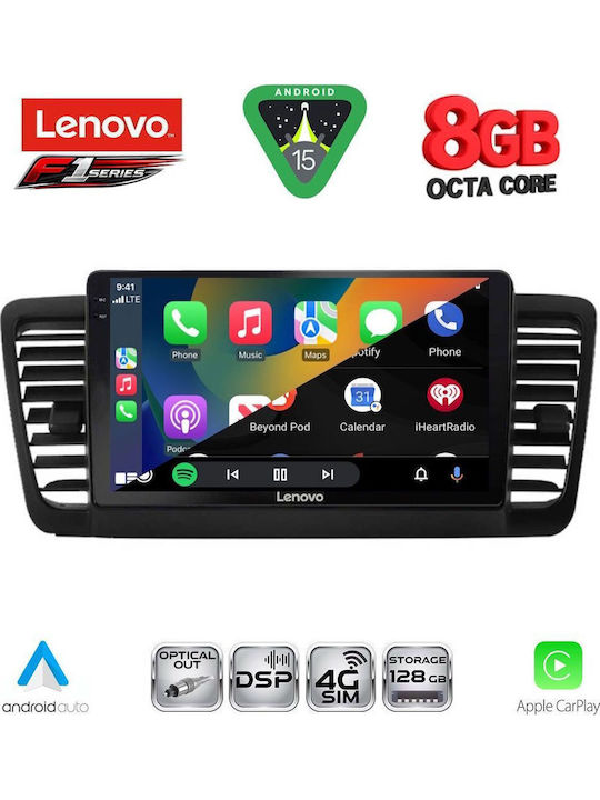 Lenovo Car Audio System for Subaru Legacy / Outback 2002-2008 (Bluetooth/USB/WiFi/GPS/Apple-Carplay/Android-Auto) with Touch Screen 9"