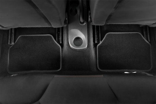 Cartech Set of Front and Rear Mats 4pcs Black