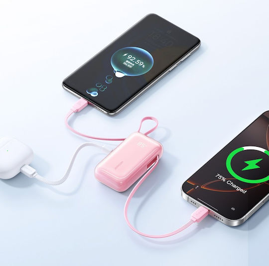 Joyroom JR-PR2L Външна Батерия 10000mAh 35W Power Delivery Розова