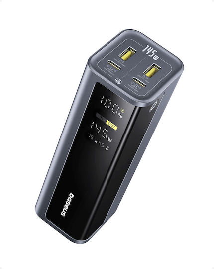 Baseus EnerGeek GP12 Power Bank 20800mAh 145W with 2 USB-A Ports and 2 USB-C Ports Gray