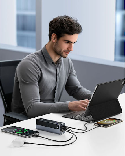 Baseus EnerGeek GP12 Power Bank 20800mAh 145W with 2 USB-A Ports and 2 USB-C Ports Gray