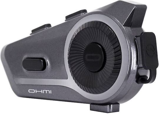 Ohmi D9 Single Intercom for Motorcycle Helmet with Bluetooth