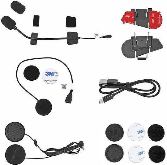 Ohmi D9 Single Intercom for Motorcycle Helmet with Bluetooth