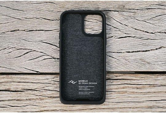 Peak Design Everyday Fabric with Loop Bumper Υφασμάτινο με Λουράκι Αδιάβροχο Γκρι (iPhone 12 / 12 Pro)