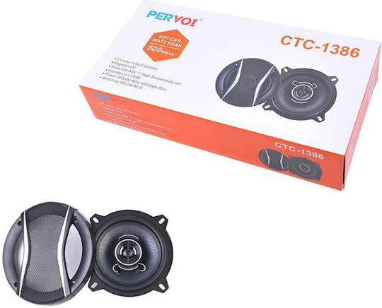 CTC-1386 Σετ Ηχεία Αυτοκινήτου 5" με 30W RMS (2 Δρόμων)