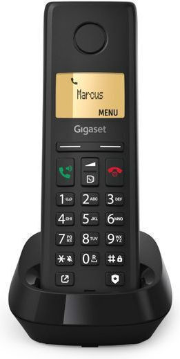Gigaset Pure 200 Telefon fără fir cu Meniu în Limba Greacă Negru