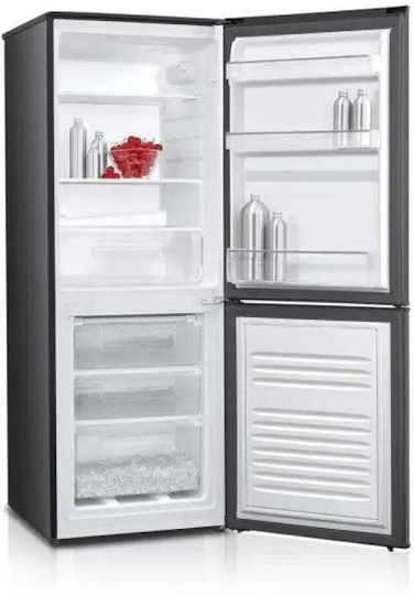 MPM Ψυγειοκαταψύκτης 207lt Υ150xΠ55xΒ58εκ. Γκρι MPM-215-KB-39/E