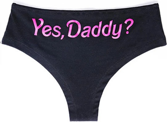 Damen Sexy Ja Dddy Slip Unterwäsche