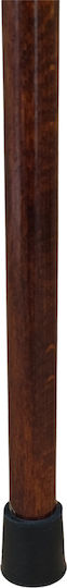Gehstock Holz Esche Runde Griff Braun Garcia 726