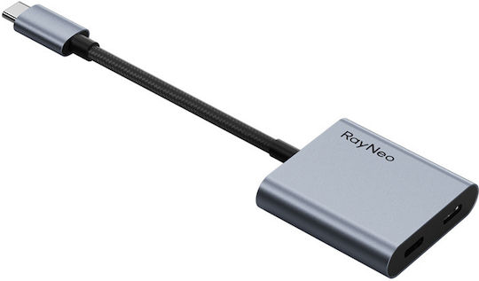 RayNeo Konverter USB-C männlich zu USB-C weiblich 1Stück
