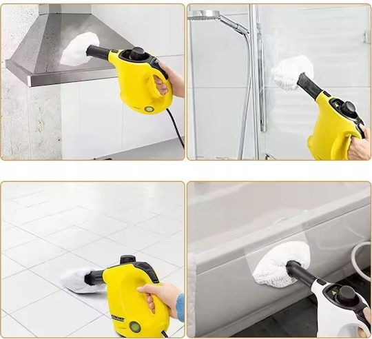Set Wischmöpfe Karcher Sc Steam Cleaner 3x Boden-Düse + 3x Handabdeckung Ersatz Easyfix System Mikrofaser