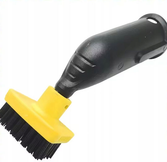 Set 3 Quadratische Bürsten Karcher SC1–SC5 Schwarze Borsten Bunte Spitzen Fugenanschlüsse Fliesen Ersatz