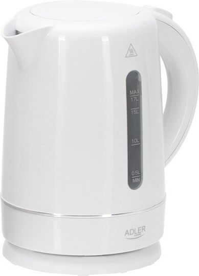 Adler Kettle 1.7lt 1385W White