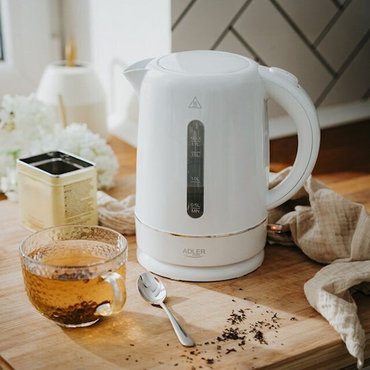 Adler Kettle 1.7lt 1385W White