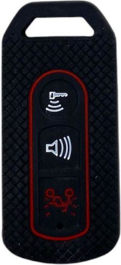 Silicone Case Key Motorcycle Honda 3 Buttons Blue Black