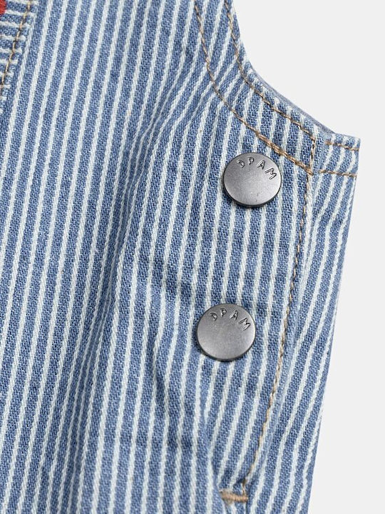 Kinder Latzhose Jeans Rot