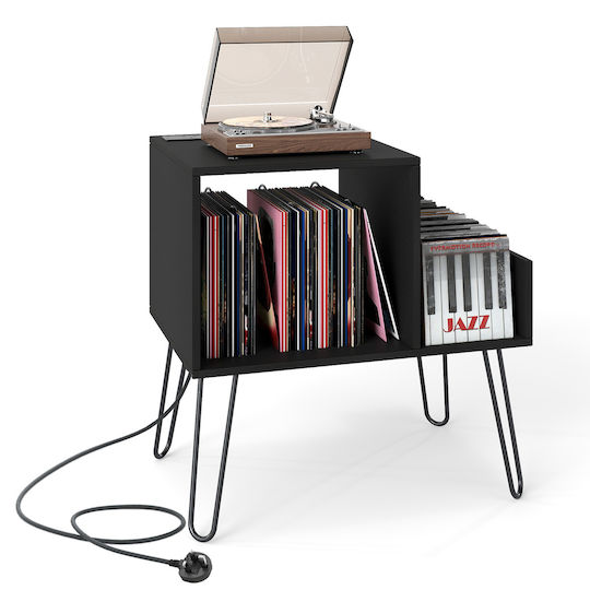 Costway Έπιπλο Hi-Fi Μαύρο 45x67x66cm