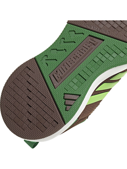 Kids Sports Shoes Running with Hoop & Loop Closure Green