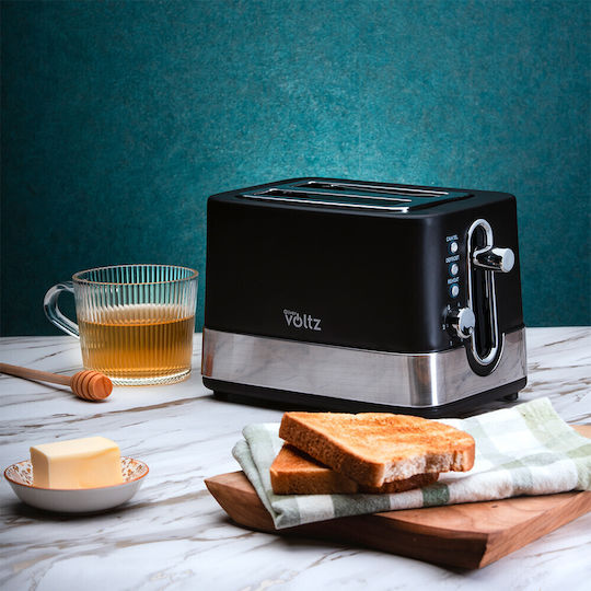 Voltz Тостер Двуместна 800W Черен