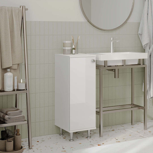 Zaria Cabinet de baie L30xA35xÎ85cm Alb