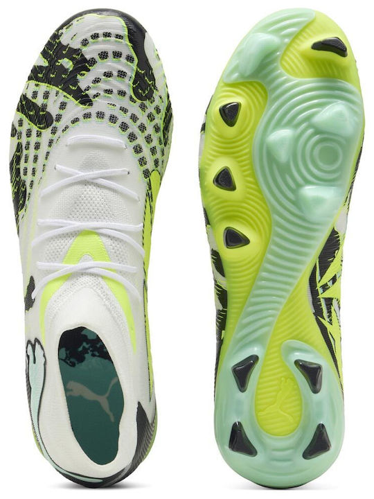 PUMA Future Ποδοσφαιρικά Παπούτσια με Τάπες Λευκά