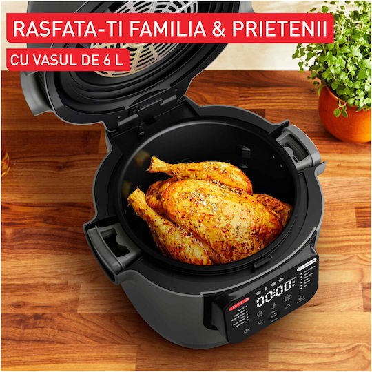 Tefal Πολυμάγειρας 1600W με Χωρητικότητα 6lt Γκρι