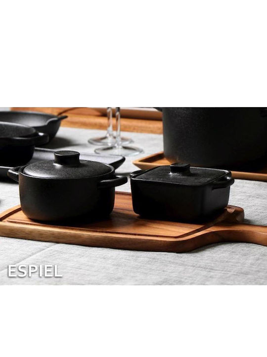 Espiel Lava Γάστρα Στρογγυλή Κεραμική 13.5x10cm