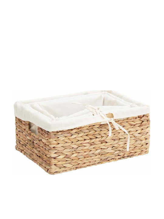 vidaXL Καλάθι Αποθήκευσης 40x30x18cm 3τμχ