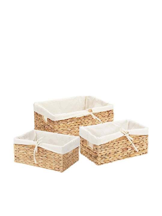vidaXL Καλάθι Αποθήκευσης 40x30x18cm 3τμχ