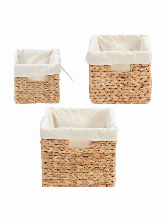 vidaXL Storage Basket 35x30x25cm 3pcs
