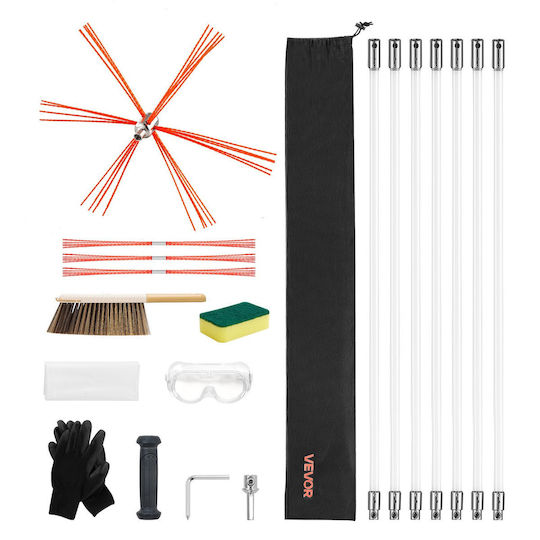 Vevor Metallic Chimney Cleaning Brush Square