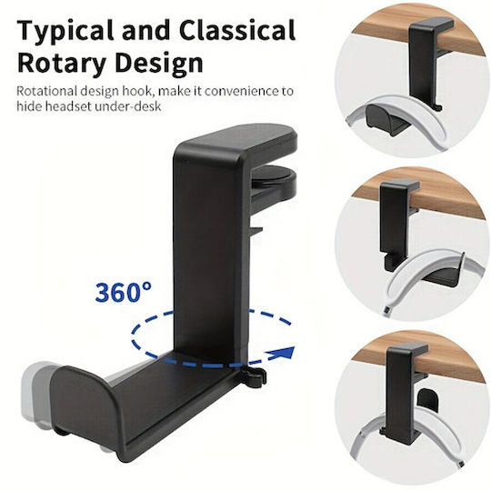Headphone Stand Desk Mounted K805 Black