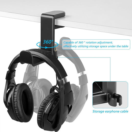 Headphone Stand Desk Mounted K805 Black