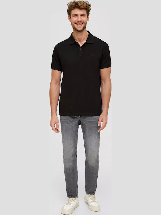 Red Label Polo T-shirt Μαύρο