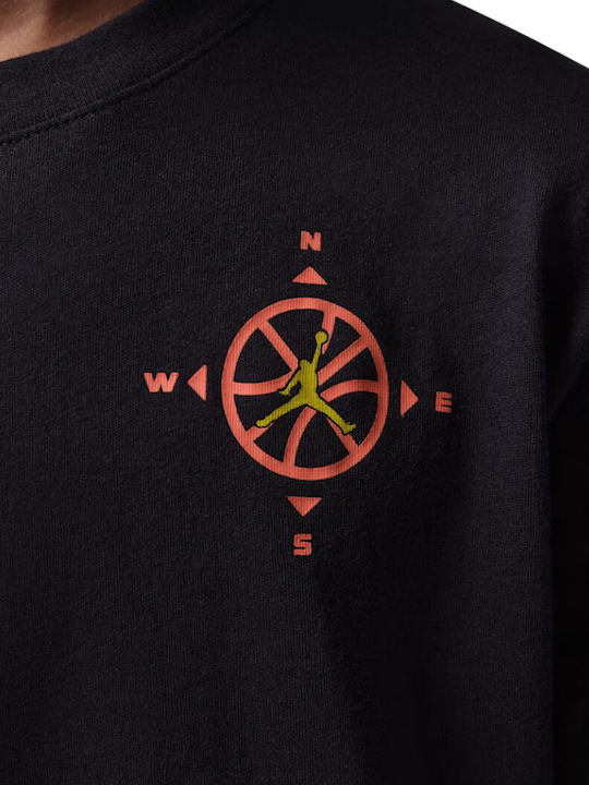 Παιδικό T-shirt Μαύρο Jumpman