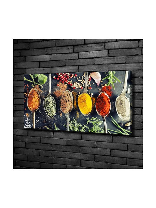 Panou Pânză Birou Spațiu Profesional Condimente Colorate 100x50 Cm