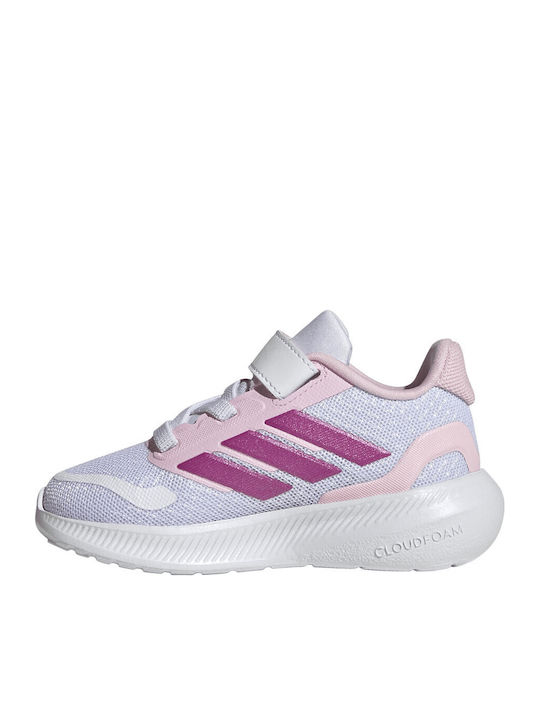 Runfalcon 5 El I Kids Sports Shoes Running with Hoop & Loop Closure Lilac