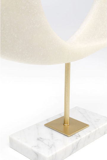 Διακοσμητικό Επιτραπέζιο Soft Shape Άσπρο 31x18x33 Εκ