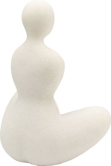 Декоративна Масова Декорация Soft Woman Бяла 15,2x11,4x21,8 см
