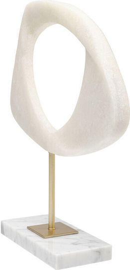 Διακοσμητικό Επιτραπέζιο Soft Shape Άσπρο 31x18x33 Εκ