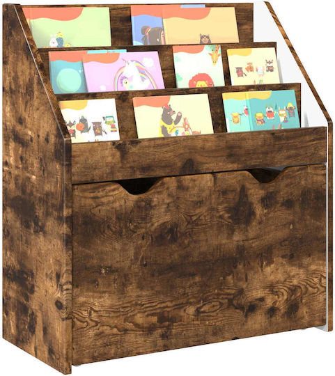 Bücherregal Boden Braun 60x29.5x69cm