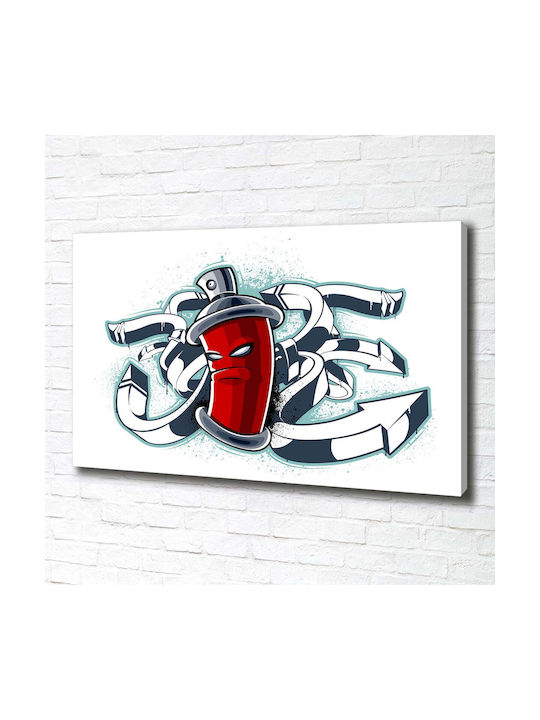 Panou De Perete Din Pânză Proiectat Pentru Decorare Exigentă Graffiti 100x70 Cm