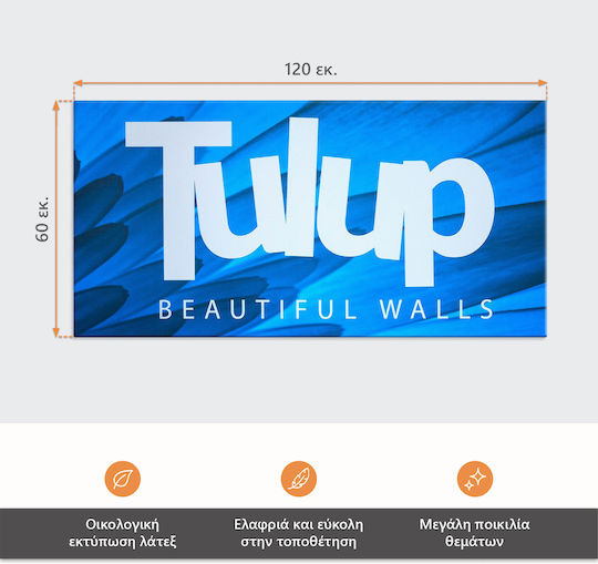 Панел Платнен Спалня Естетична Декорация Графити 120x60 См