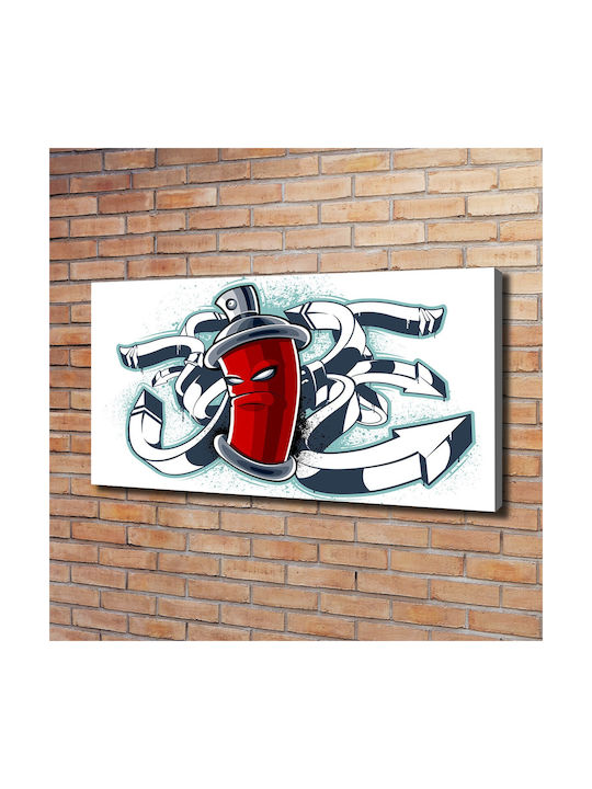 Panou De Perete Din Pânză Design Pentru Decorare Exigentă Graffiti 120x60 Cm