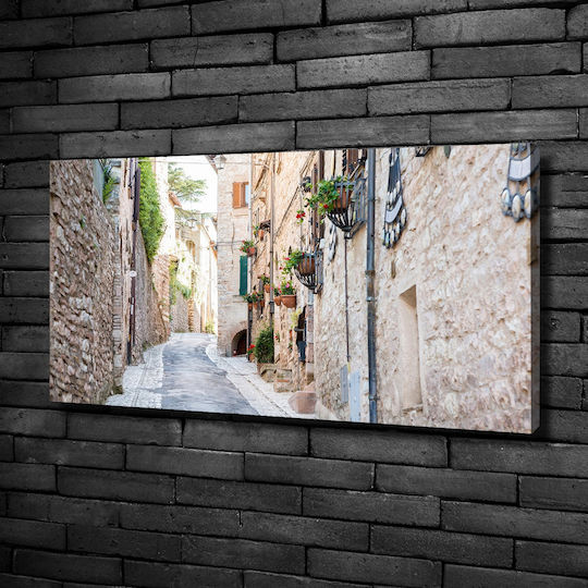 Canvas Painting Bedroom Interior Decoration Urban Avenue 100x50 Cm